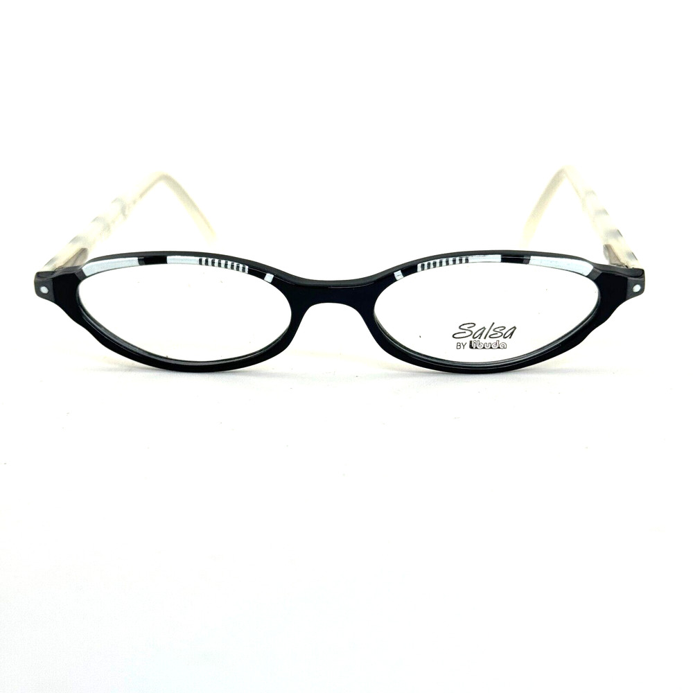 SalsaCO 9395 Eyeglasses Frames Black cat eye round opticals 48-16-135 H14808‎